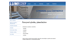 Desktop Screenshot of lumiinox.sk