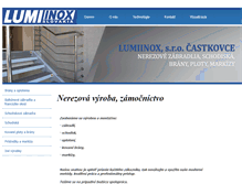 Tablet Screenshot of lumiinox.sk